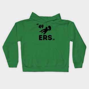 49 ers rugby Kids Hoodie